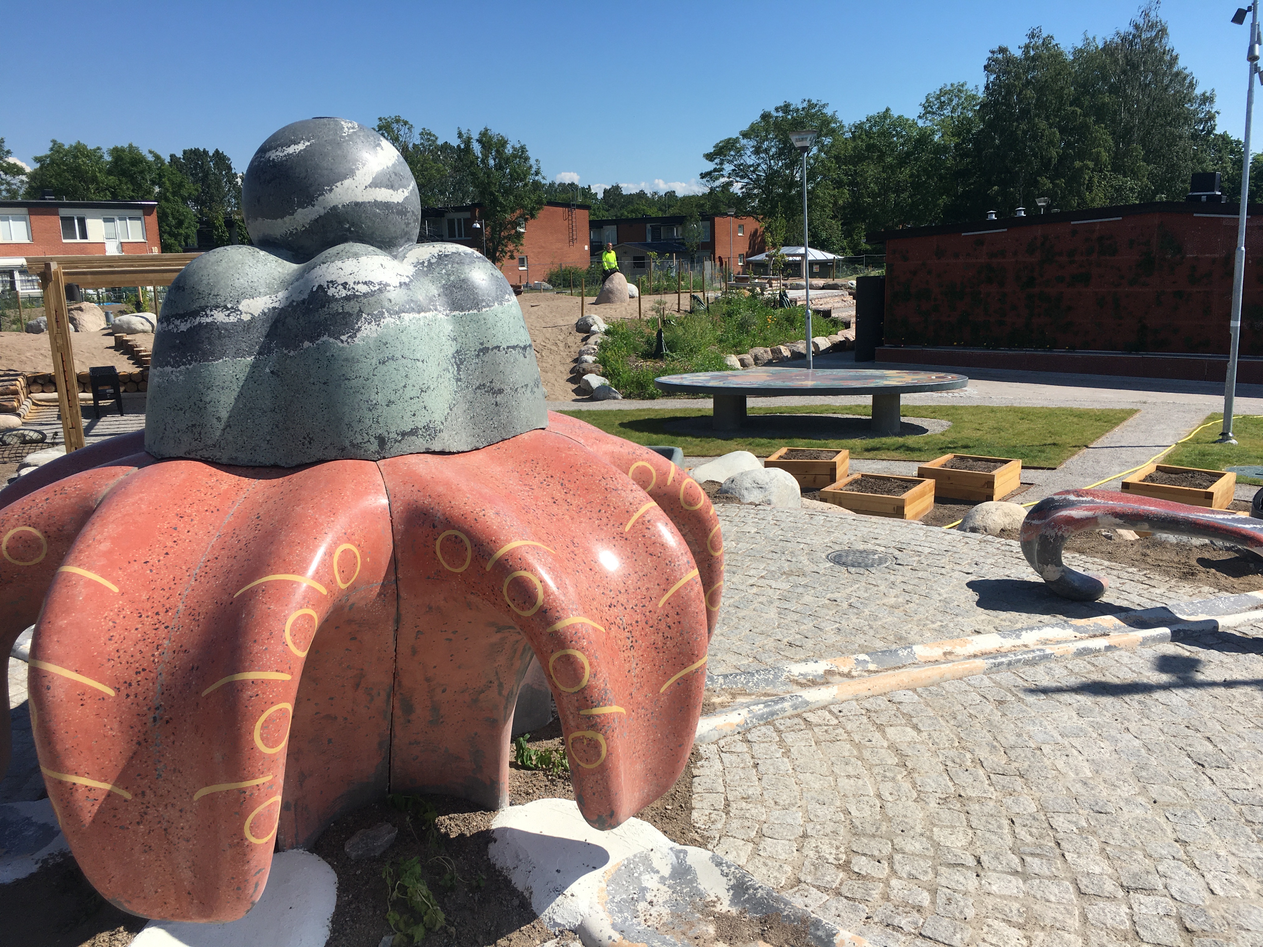 Vattenskulptur Vivalla